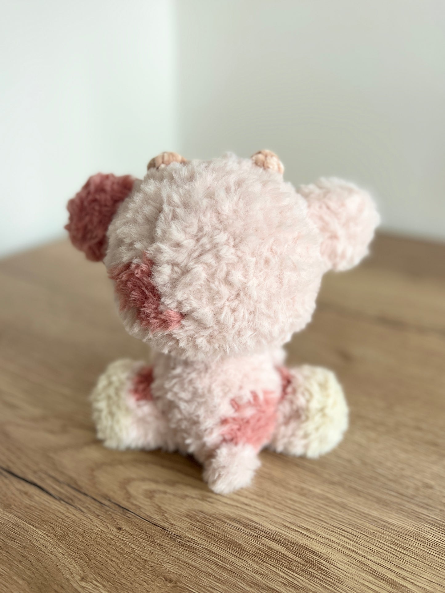 Sitting Fluffy Cow - Pink (30cm / 11inch)