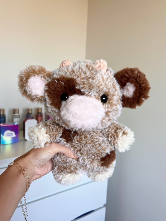 Fluffy Cow - Brown