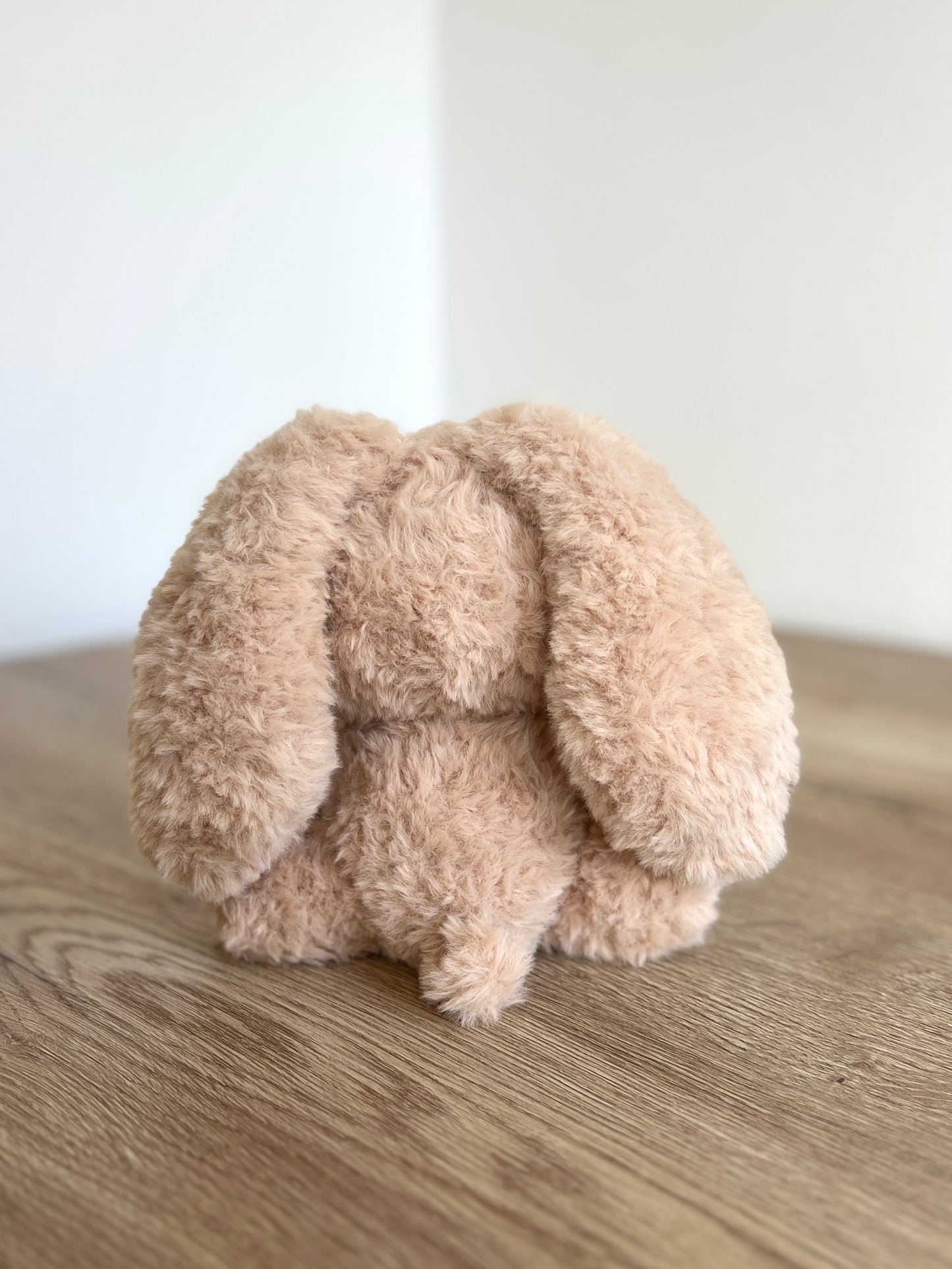 Sitting Fluffy Bunny - Beige (30cm / 11inch)
